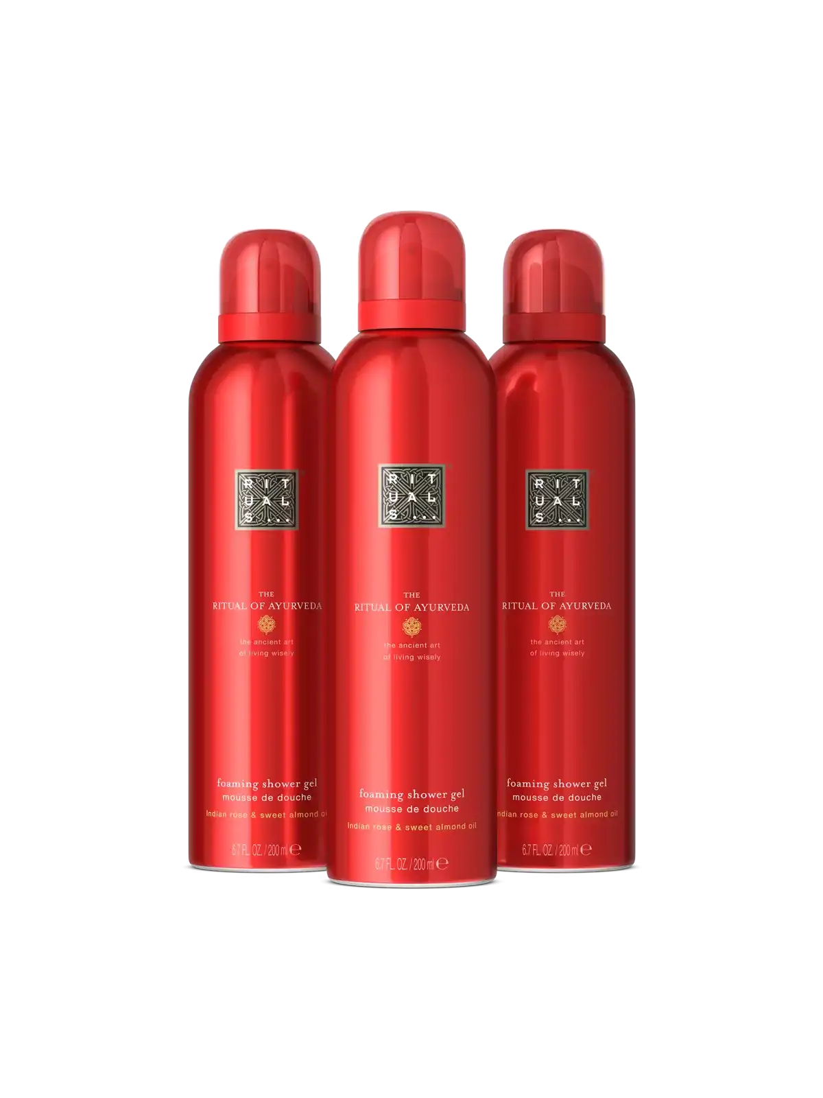 The Ritual of Ayurveda Shower Foam Value Pack 600 ml