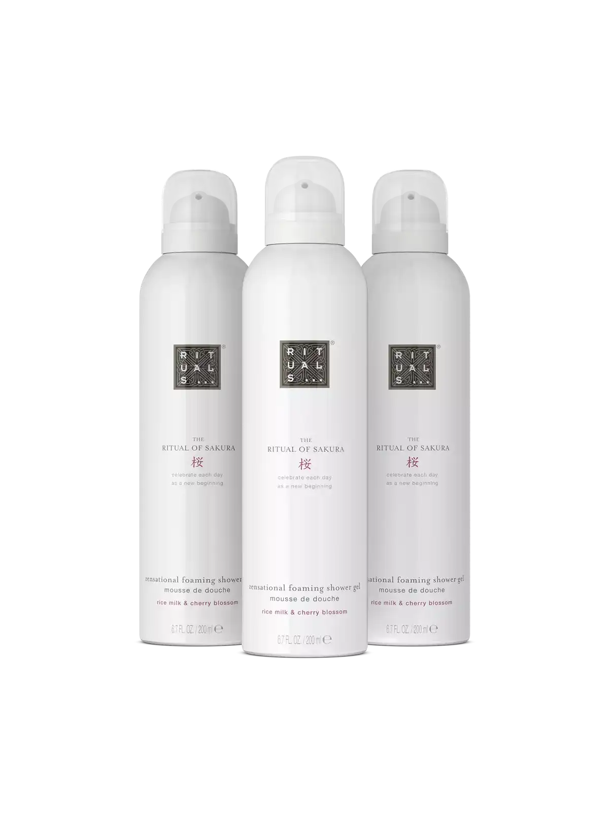 The Ritual of Sakura Shower Foam Value Pack 600 ml